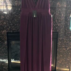 Fashion Nova Deep Purple Maxi Dress